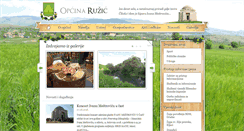 Desktop Screenshot of opcina-ruzic.hr