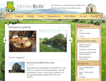 Tablet Screenshot of opcina-ruzic.hr